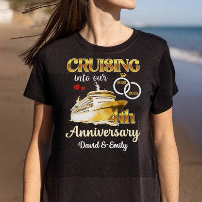 Cruising Into Our 40th Anniversary, Cruise Ship and Rings