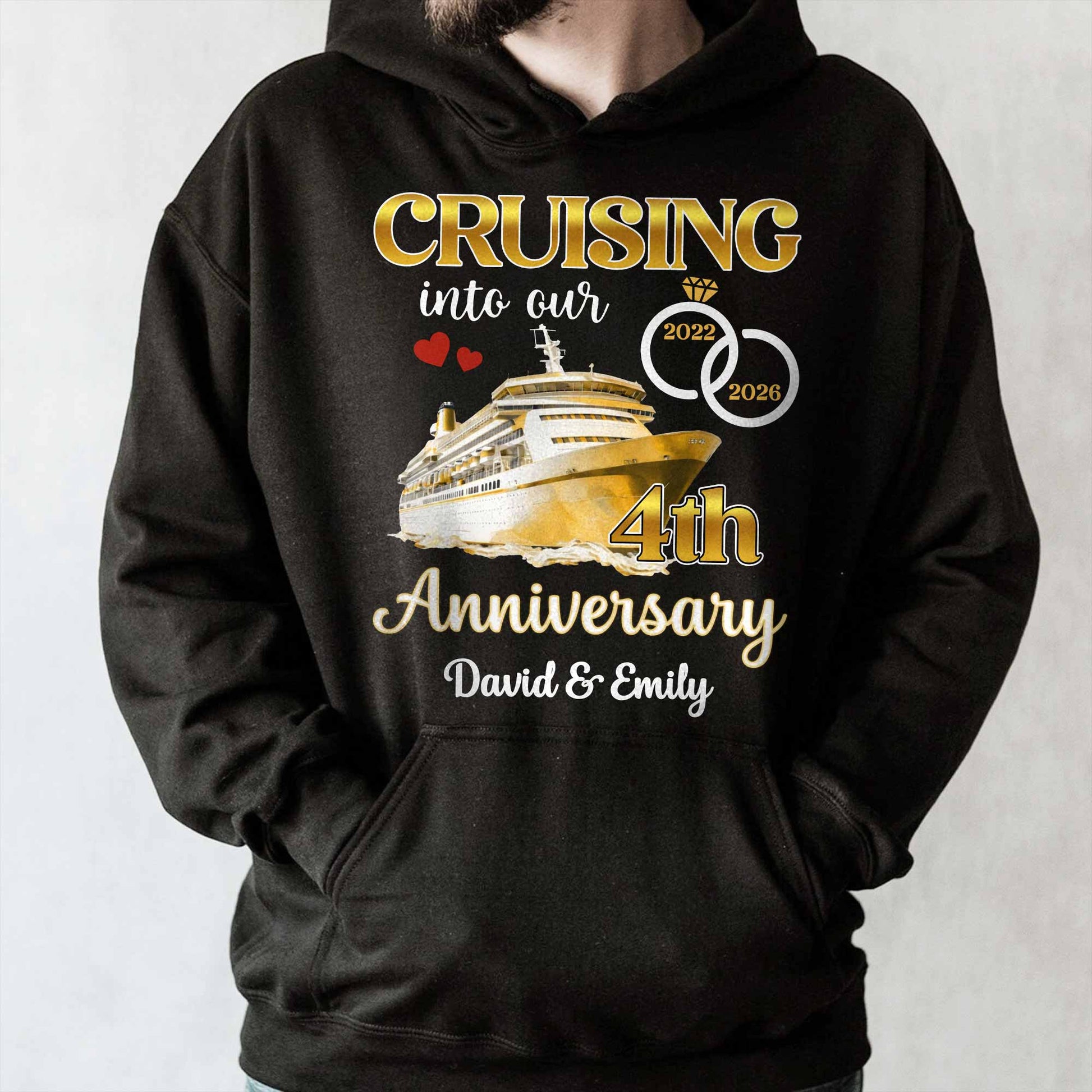 Cruising Into Our 40th Anniversary, Cruise Ship and Rings