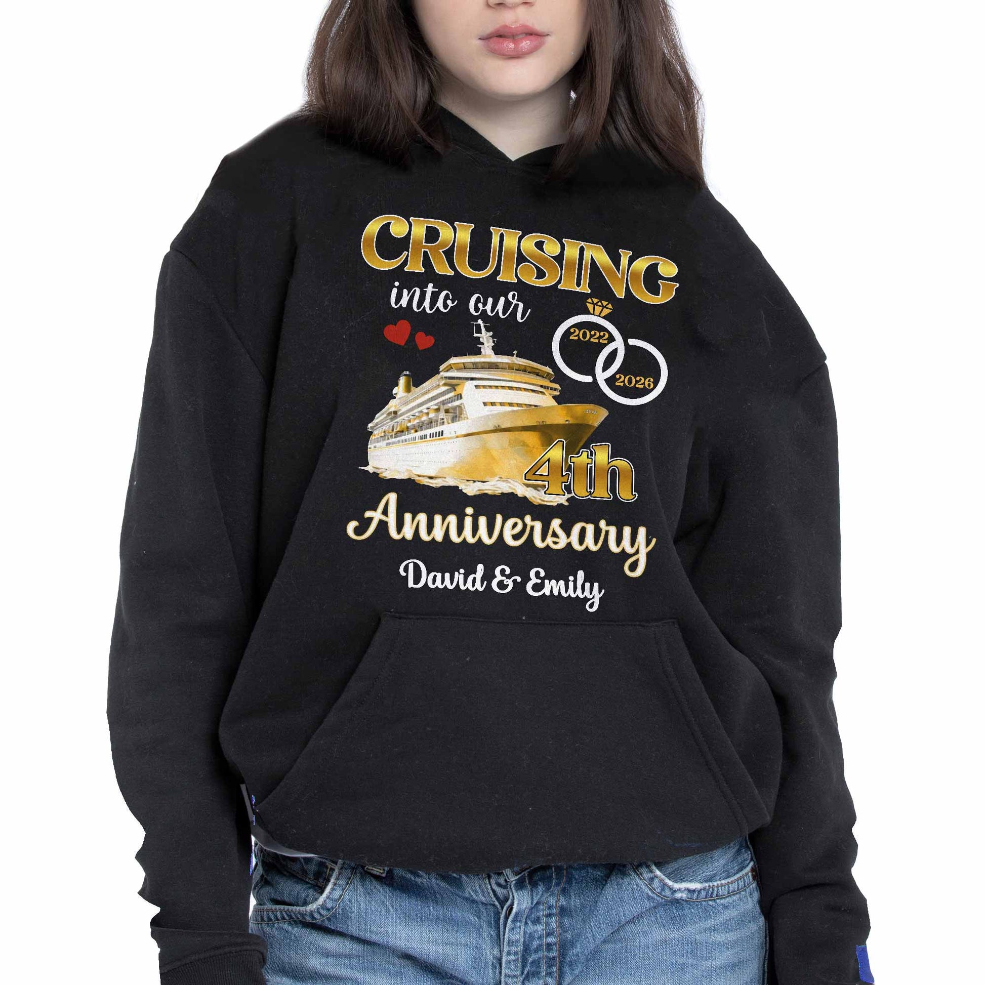 Cruising Into Our 40th Anniversary, Cruise Ship and Rings