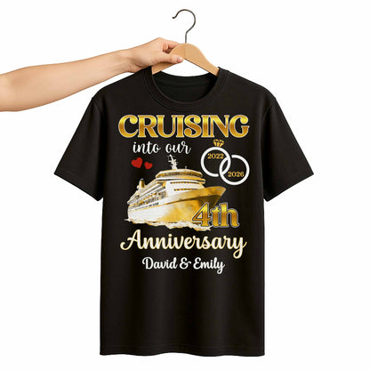 Cruising Into Our 40th Anniversary, Cruise Ship and Rings