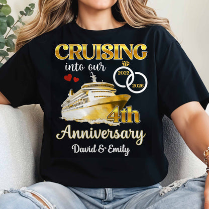 Cruising Into Our 40th Anniversary, Cruise Ship and Rings