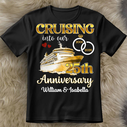 Cruising Into Our 40th Anniversary, Cruise Ship and Rings