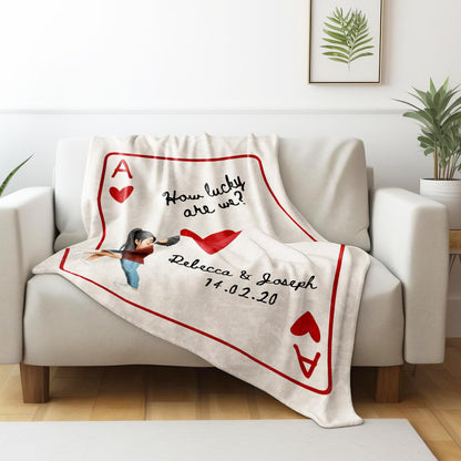 How Lucky Are We With Couple and Hearts