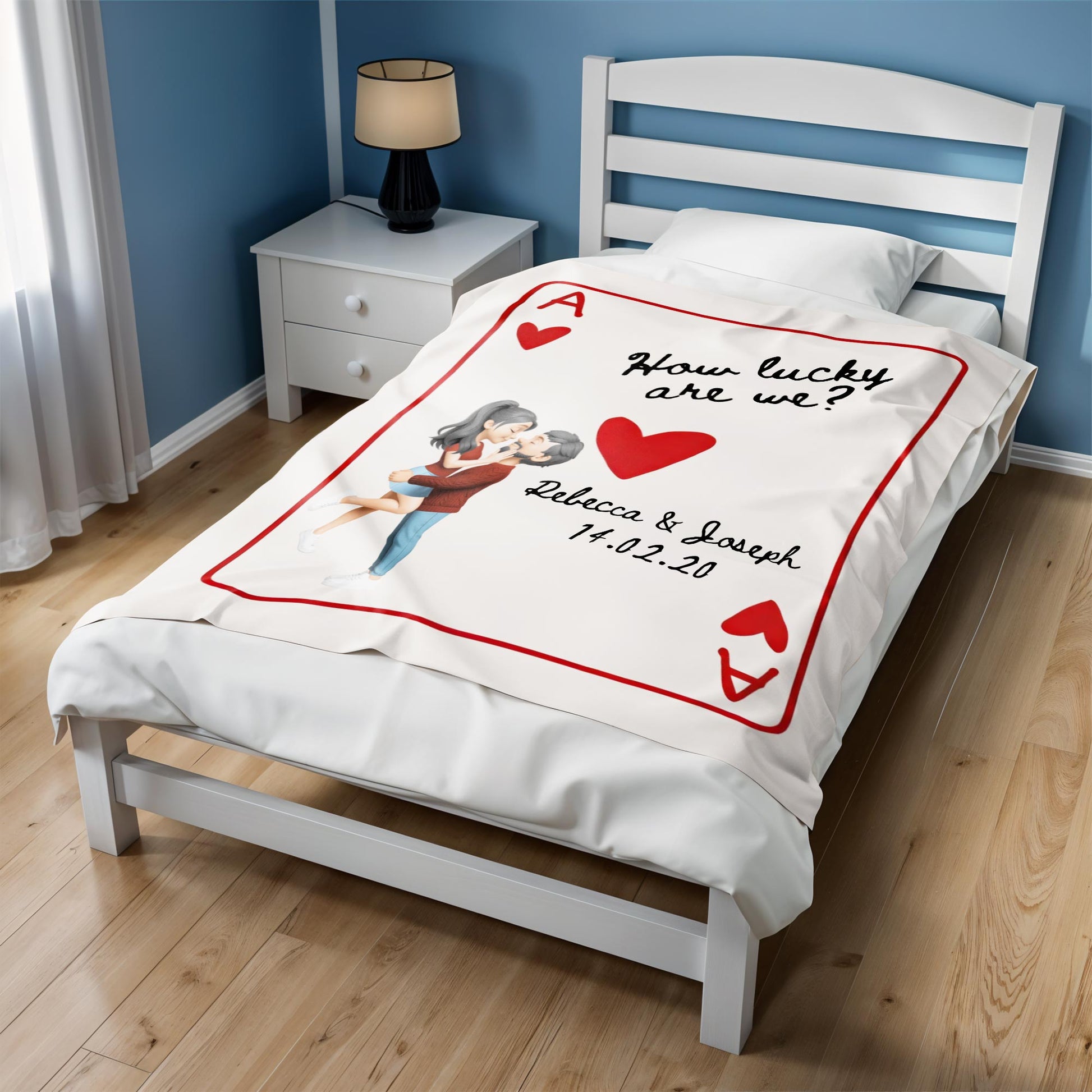 How Lucky Are We With Couple and Hearts