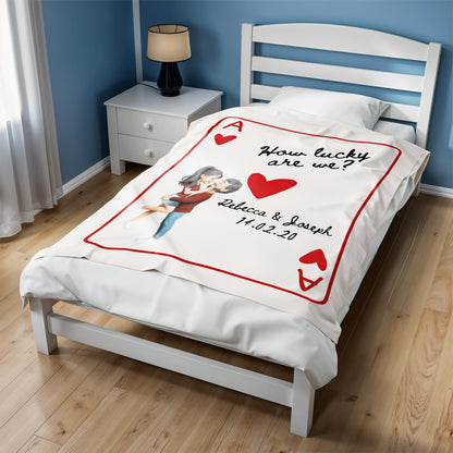 How Lucky Are We With Couple and Hearts