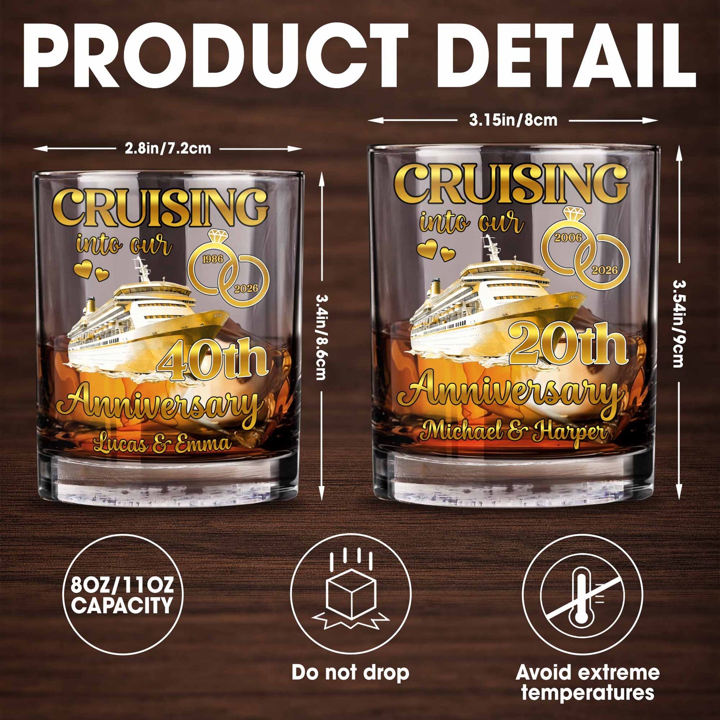 Cruising Into Our Anniversary With Cruise Ship And Wedding Rings