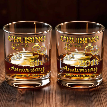 Cruising Into Our Anniversary With Cruise Ship And Wedding Rings