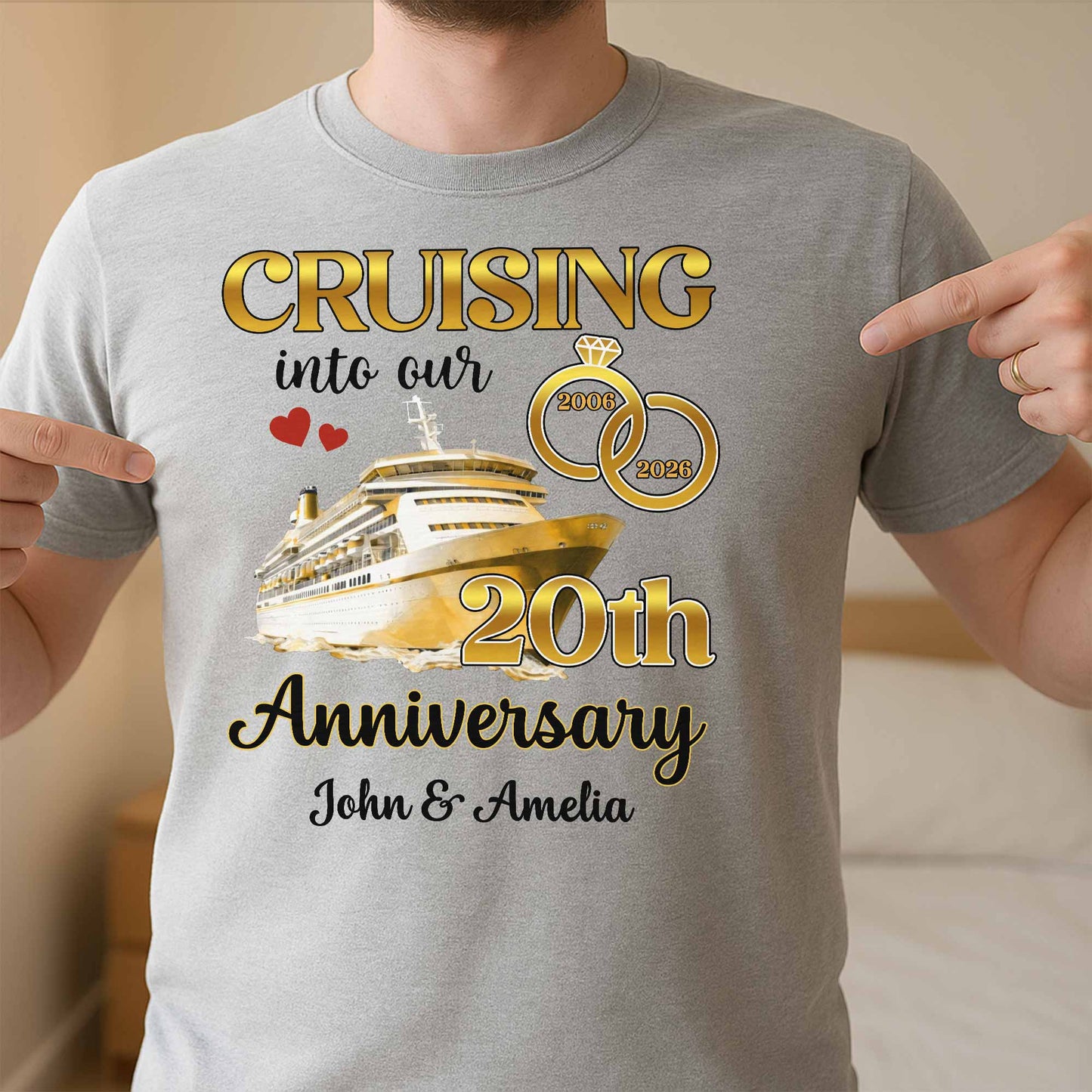 Cruising Into Our Anniversary Ship And Wedding Rings