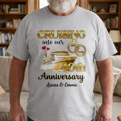 Cruising Into Our Anniversary Ship And Wedding Rings