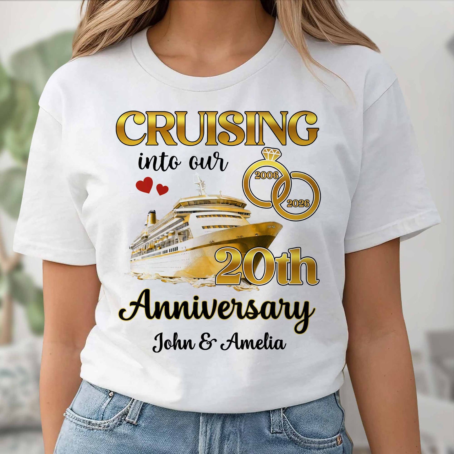 Cruising Into Our Anniversary Ship And Wedding Rings