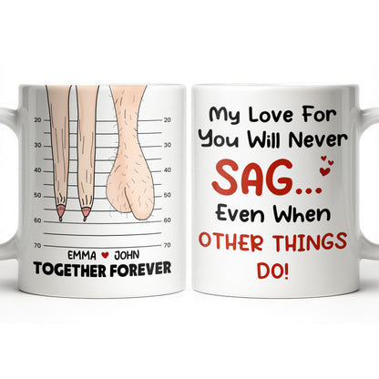 My Love For You Will Never SAG, Mugshot Chart Design