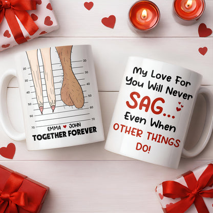 My Love For You Will Never SAG, Mugshot Chart Design