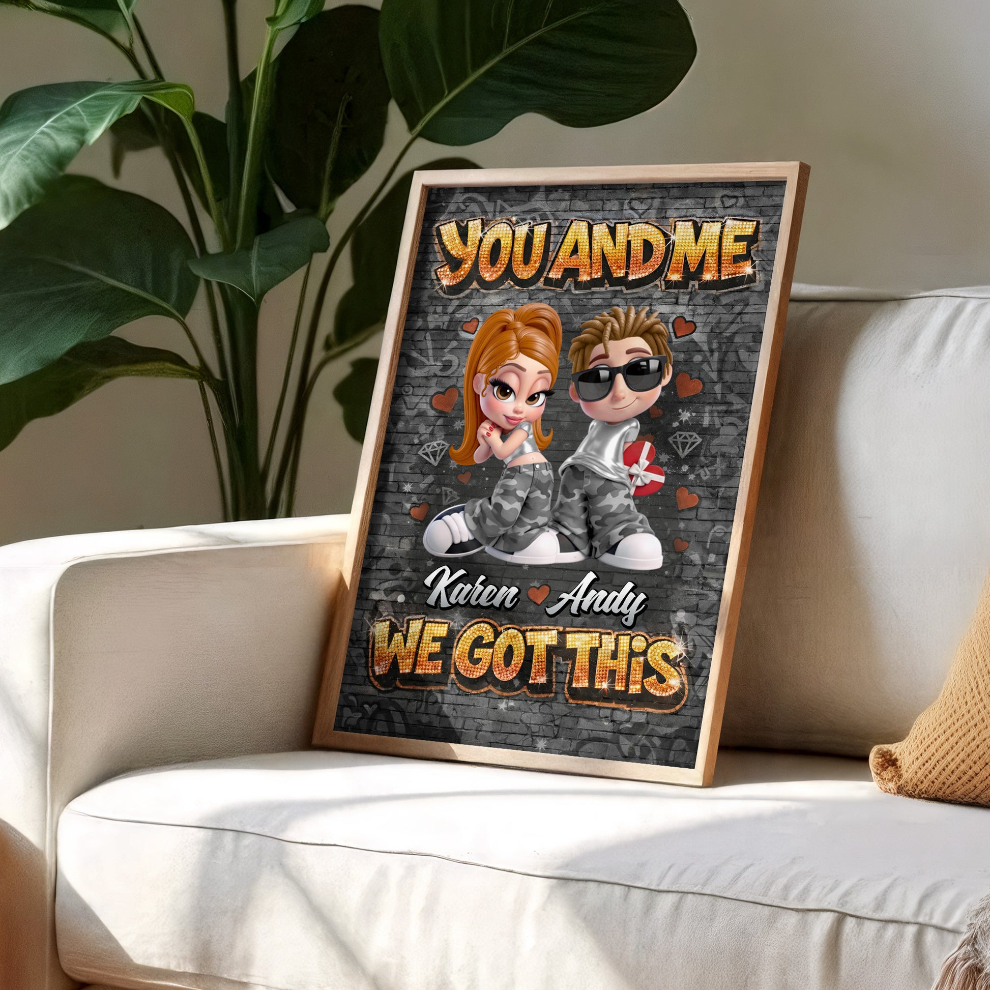 You And Me We Got This With Couple And Hearts