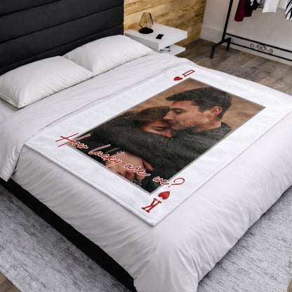 Always And Forever Portrait Blanket