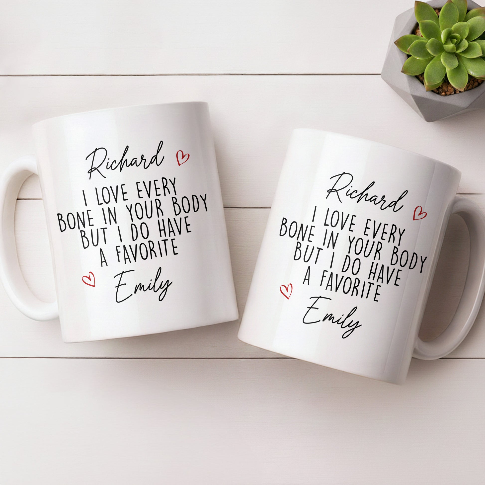 I Love Every Bone In Your Body, Favorite Hearts Design