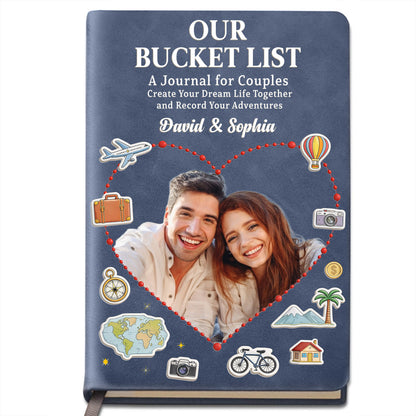 Our Bucket List, Journal For Dreaming And Adventure