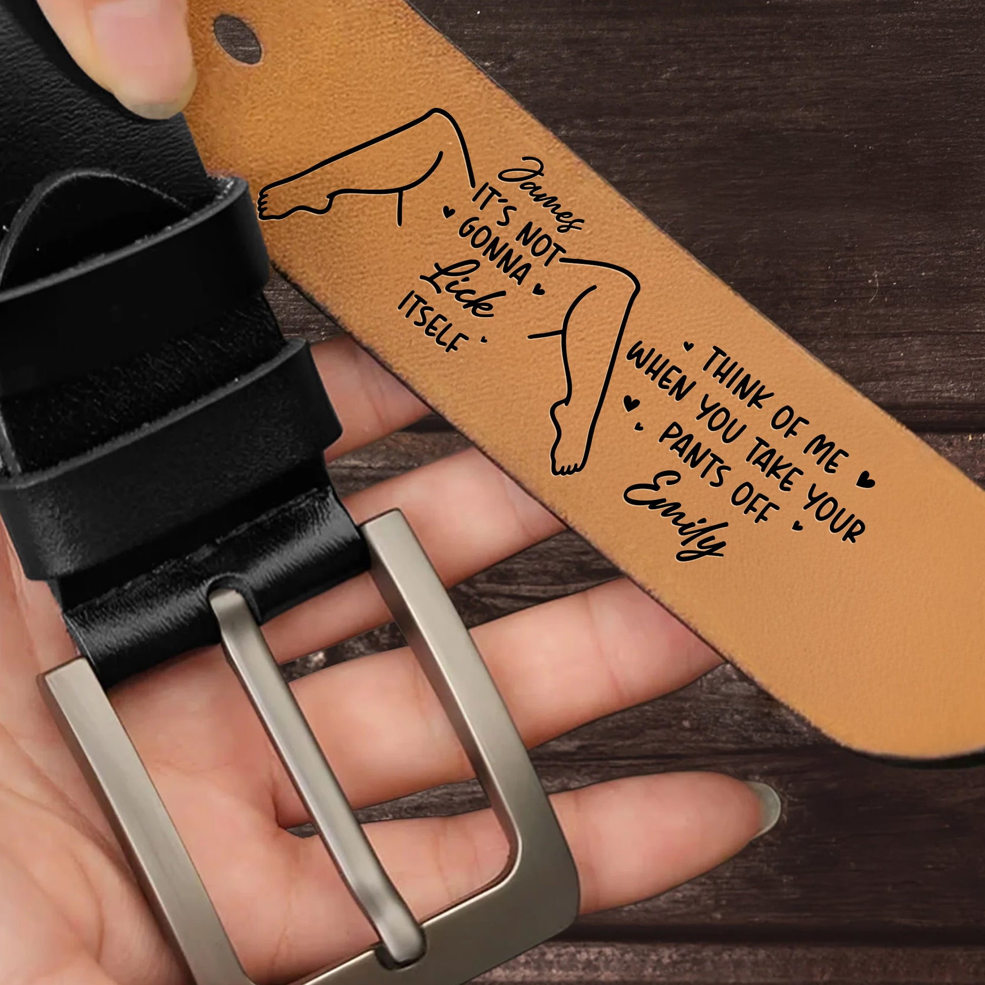 Think Of Me When You Take Your Pants Off, Legs Design