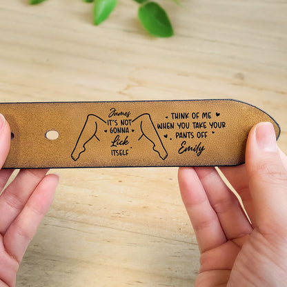 Think Of Me When You Take Your Pants Off, Legs Design