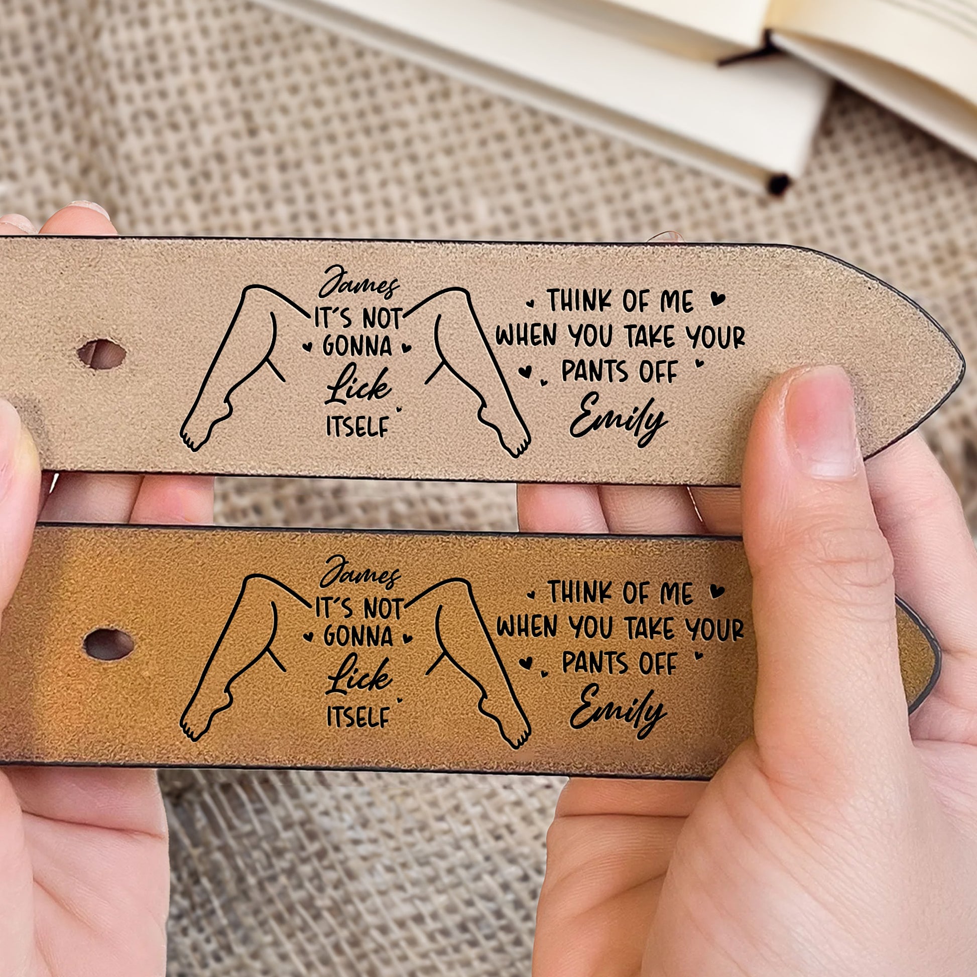 Think Of Me When You Take Your Pants Off, Legs Design