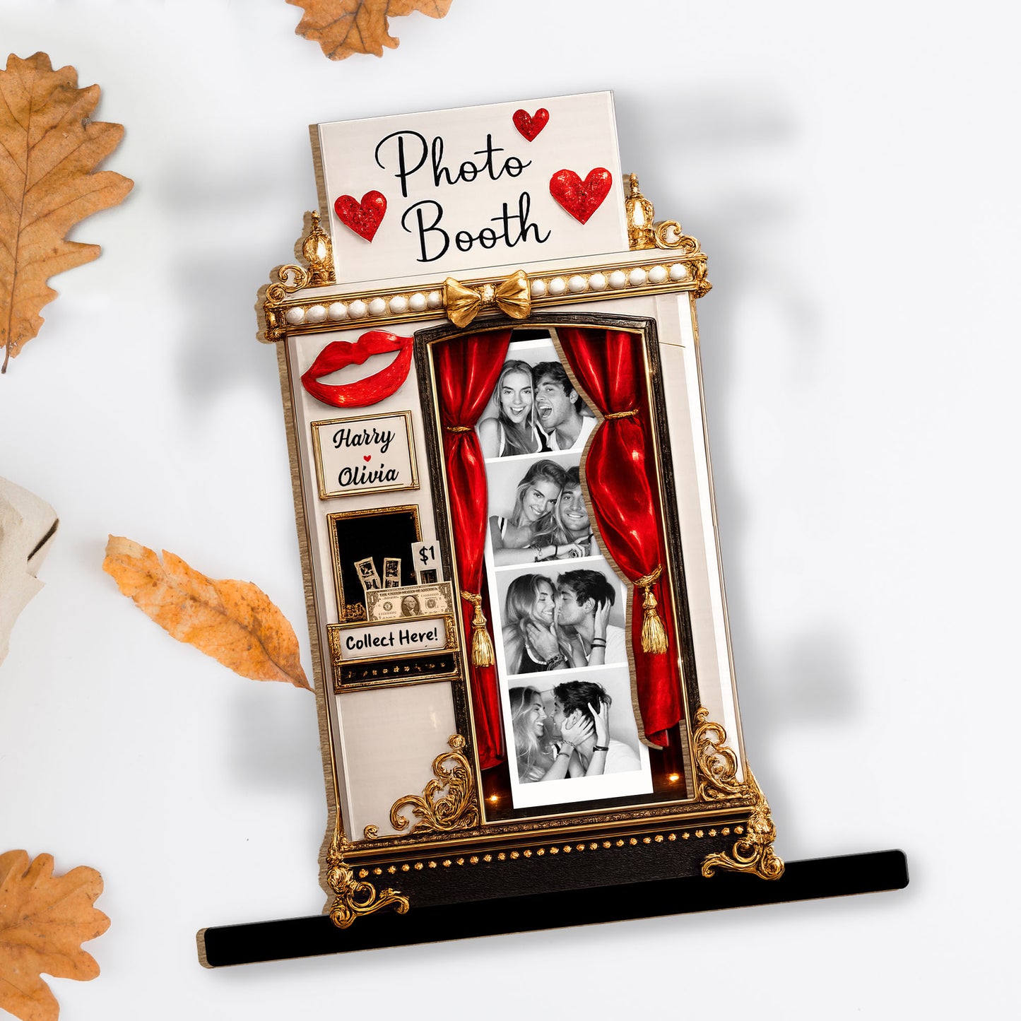 Create Lasting Memories With Our Romantic Photo Booth Plaque