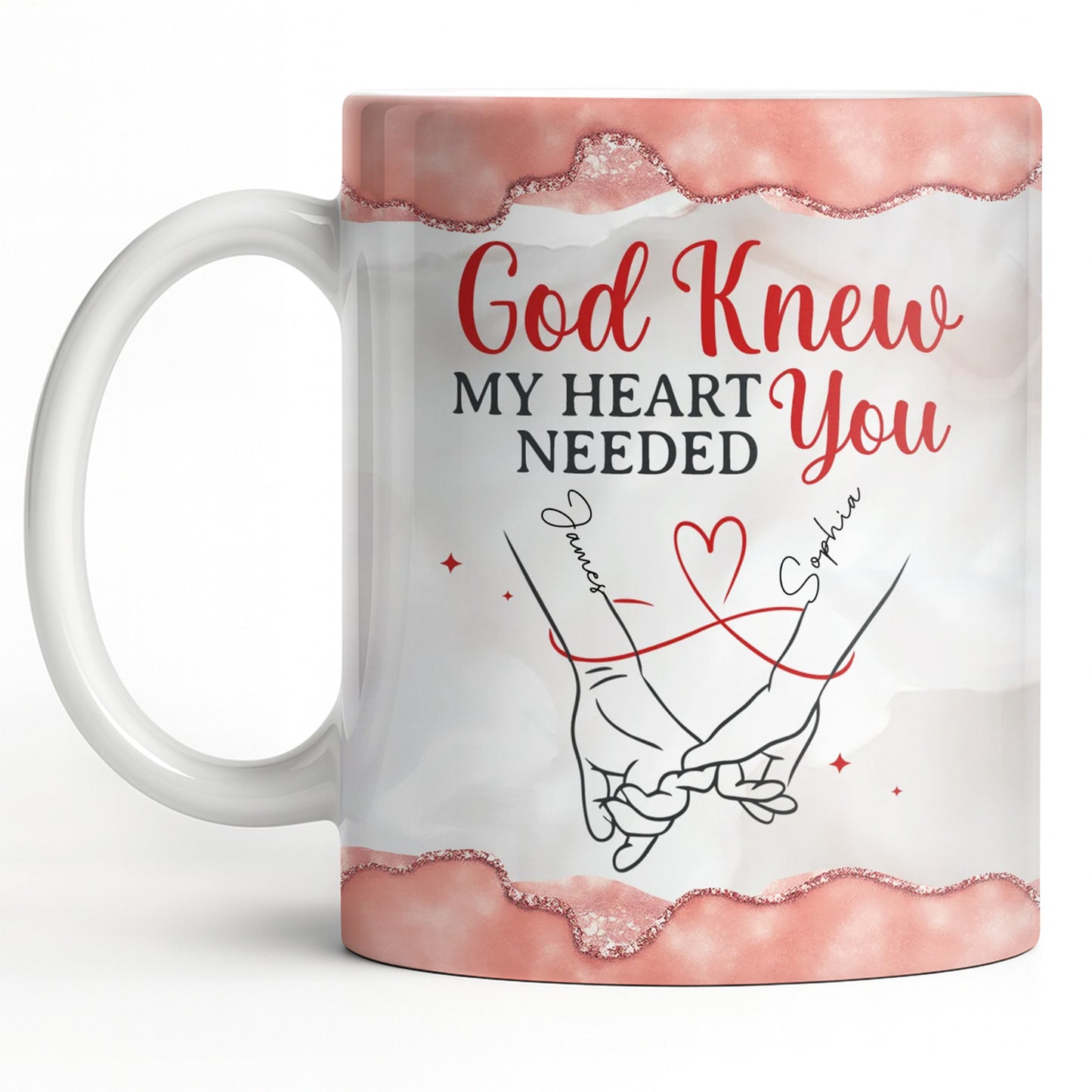 God Knew My Heart Needed You, Hand Holding Design
