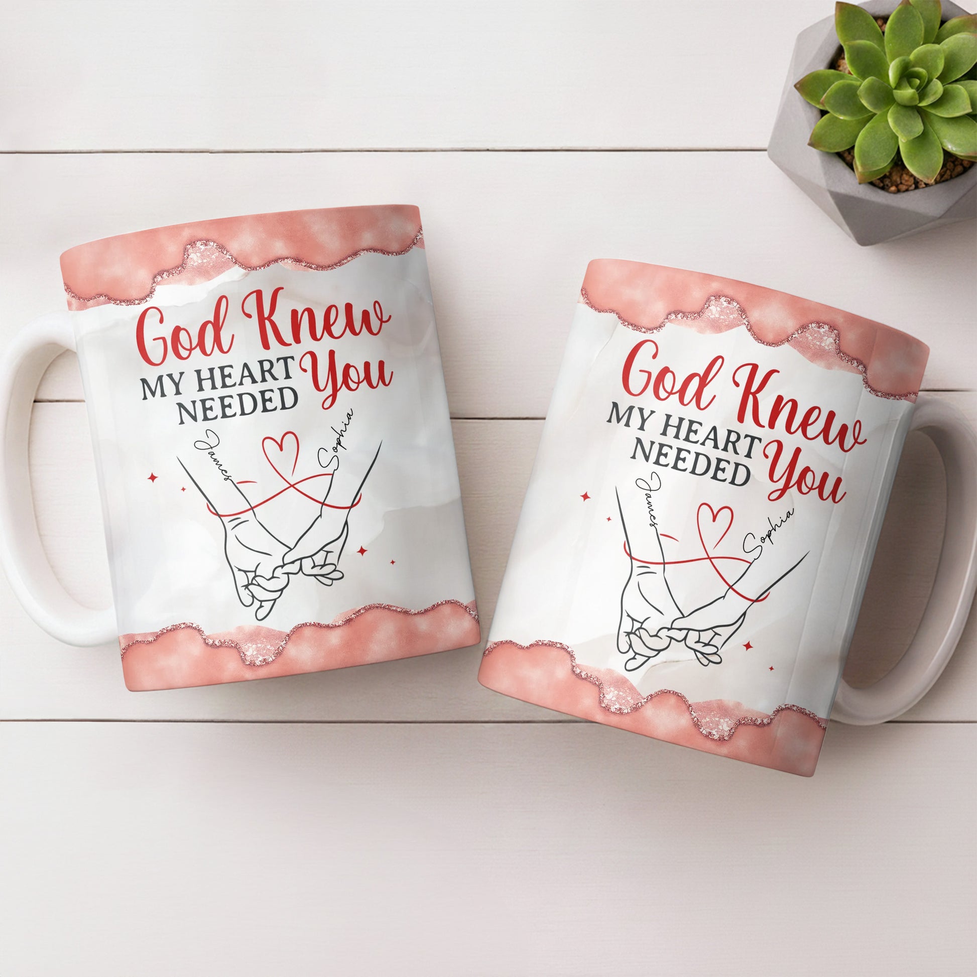 God Knew My Heart Needed You, Hand Holding Design
