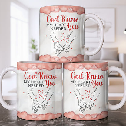 God Knew My Heart Needed You, Hand Holding Design