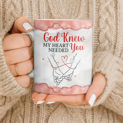 God Knew My Heart Needed You, Hand Holding Design