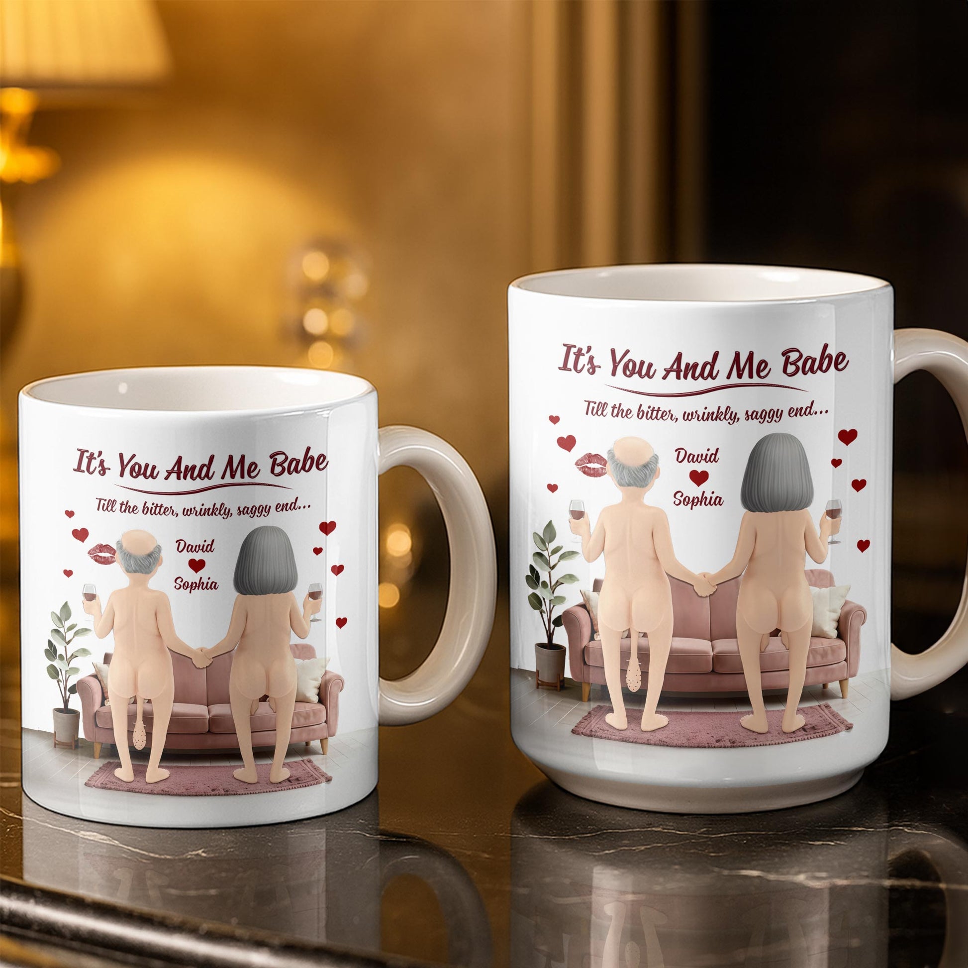 It's You And Me Babe Till The Bitter, Wrinkly, Saggy End