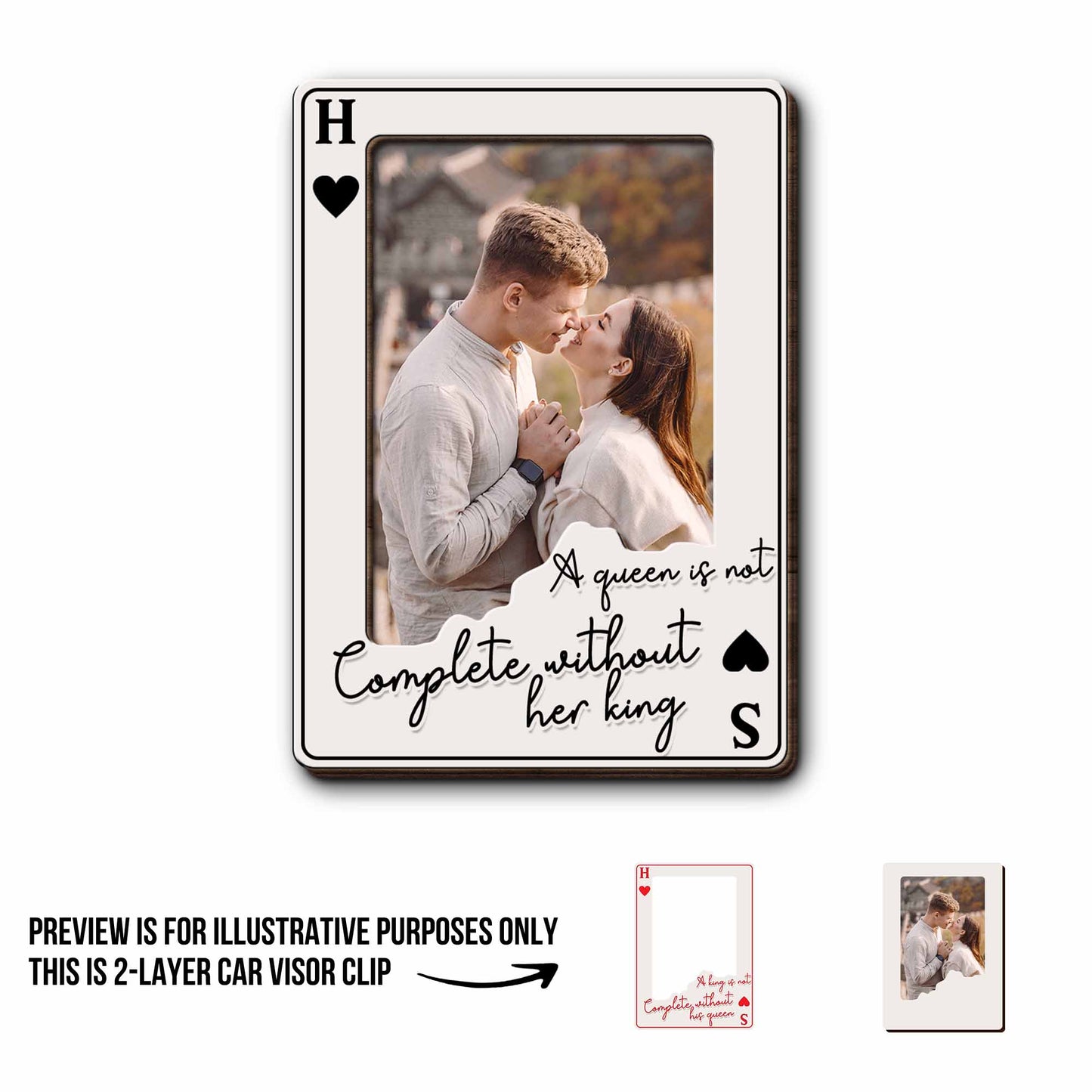 A King is Not Complete Without His Queen, Playing Cards Design