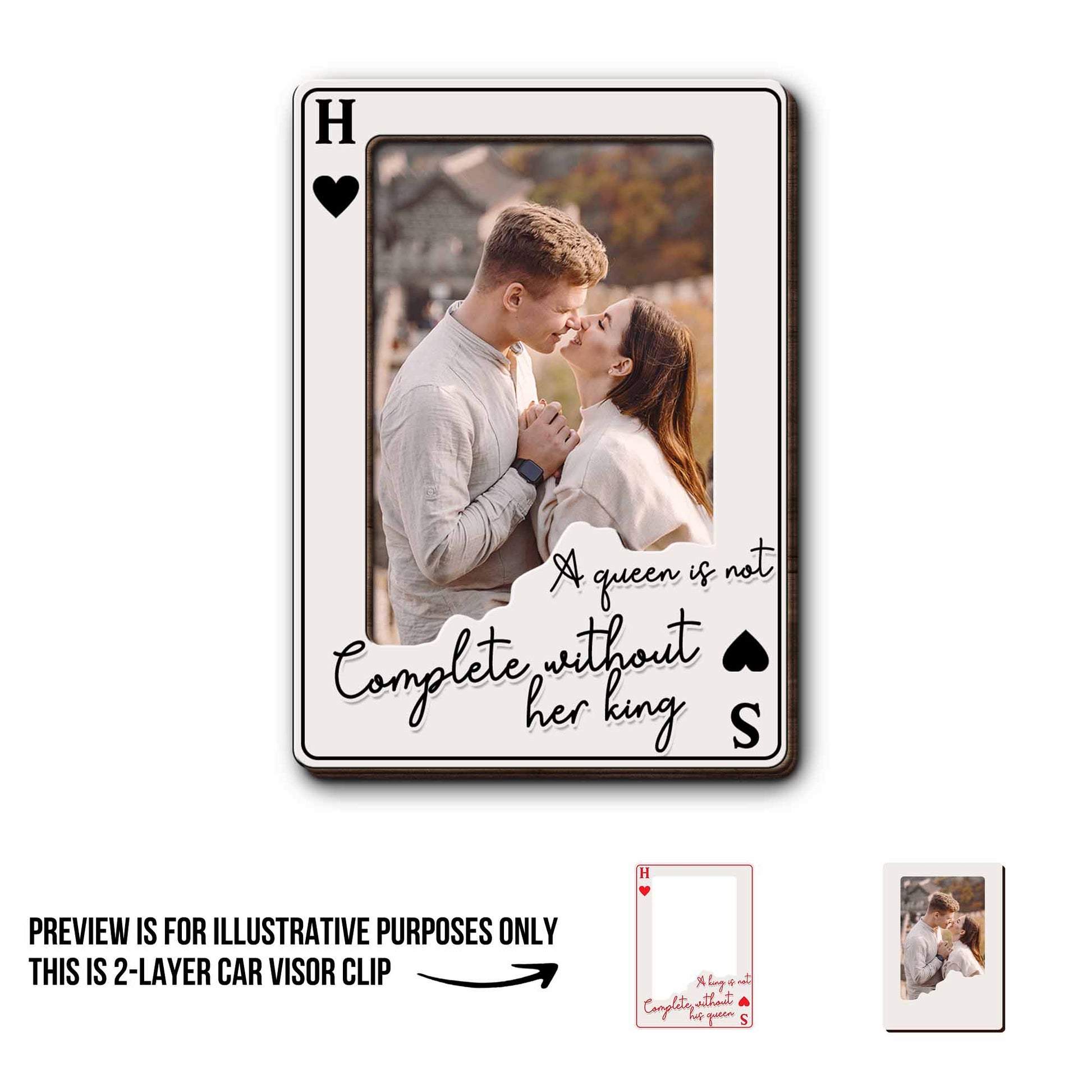 A King is Not Complete Without His Queen, Playing Cards Design