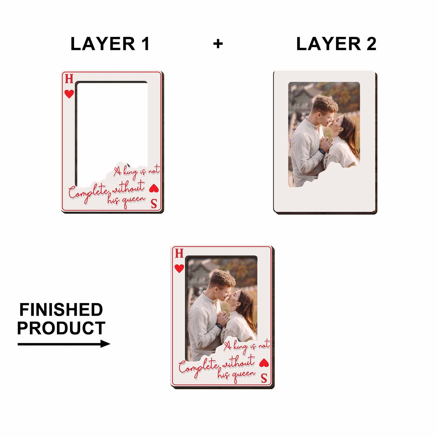 A King is Not Complete Without His Queen, Playing Cards Design