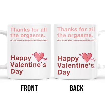 Happy Valentine's Day Love and Relationship Moments Mug