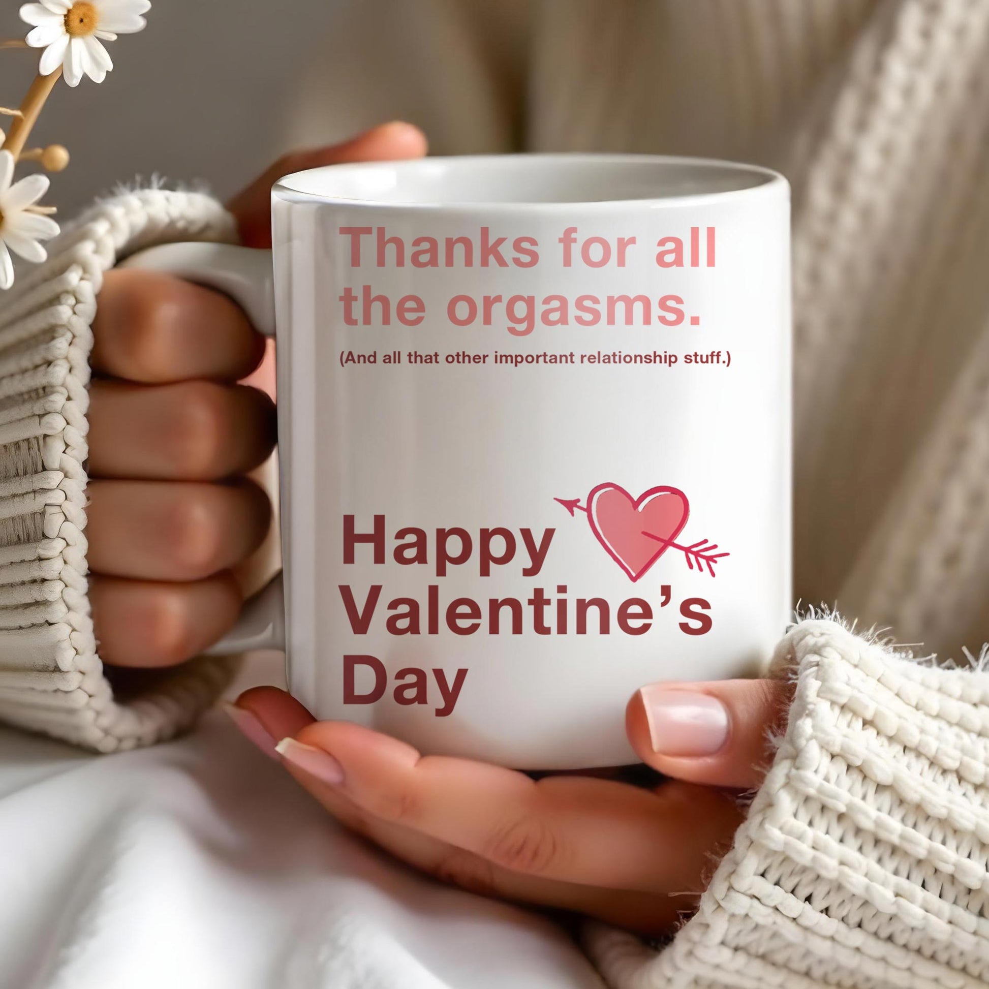 Happy Valentine's Day Love and Relationship Moments Mug