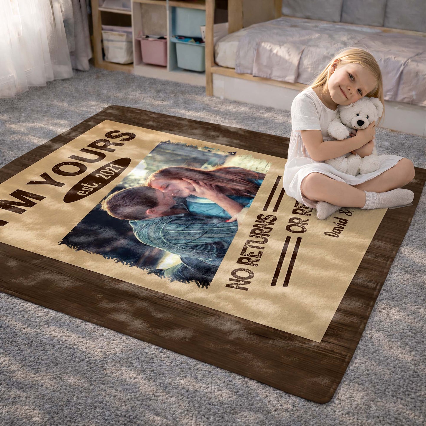 I'm Yours, No Returns Or Refunds, Couple In Photo Frame