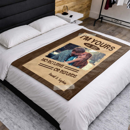 I'm Yours, No Returns Or Refunds, Couple In Photo Frame