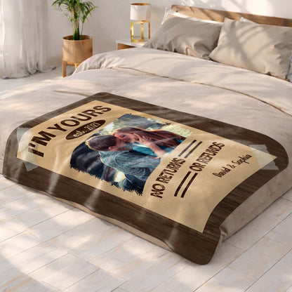 I'm Yours, No Returns Or Refunds, Couple In Photo Frame