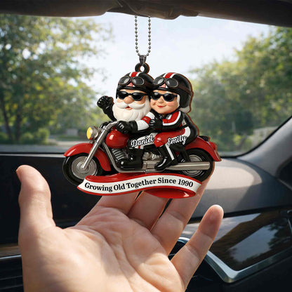 Growing Old Together, Motorcycle Santa Claus Figures