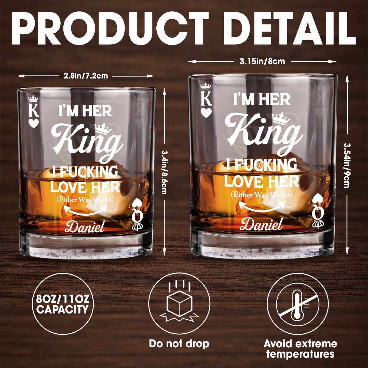 I'm Her King, I Effing Love Her, Crown And Heart