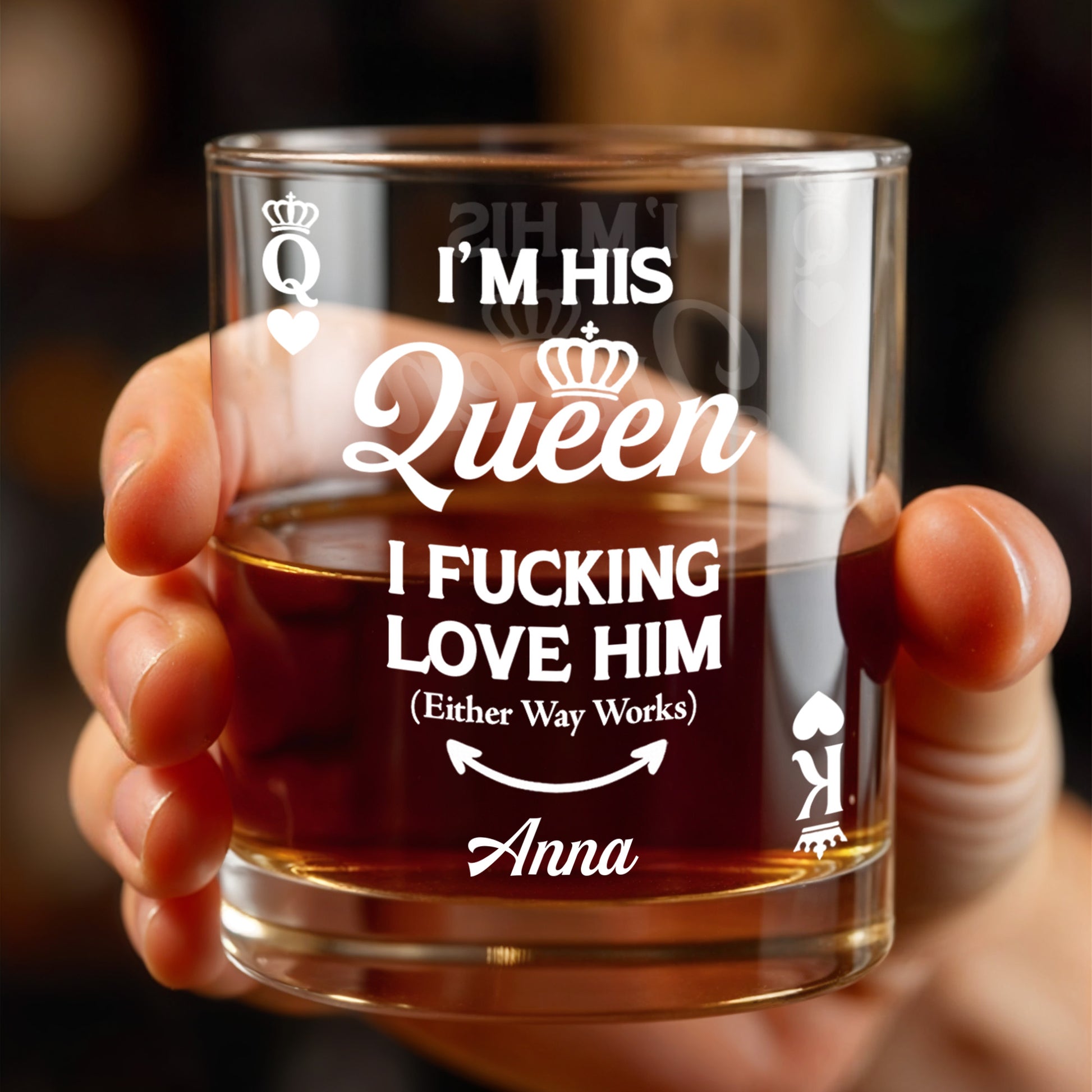 I'm Her King, I Effing Love Her, Crown And Heart