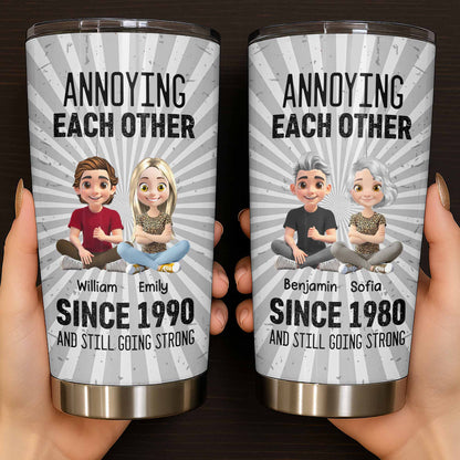 Annoying Each Other Since, Cartoon Characters Design