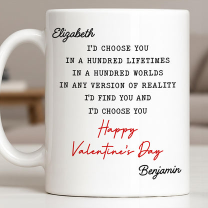 I'd Choose You In A Hundred Lifetimes, Romantic Love Message