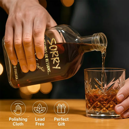 Sorry No Refunds Or Returns, Handshake And Heart