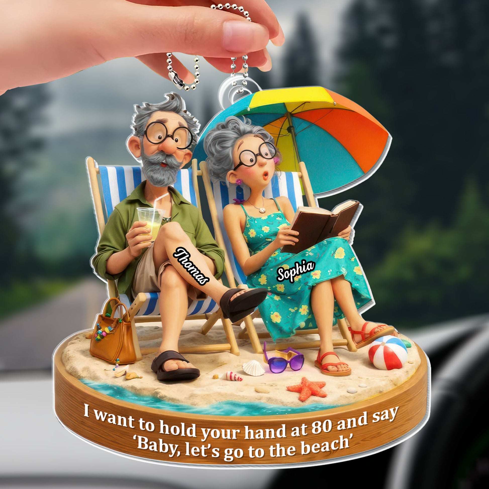 Hold Your Hand At 80, Let's Go To The Beach