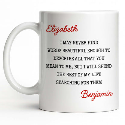 Beautiful Words To Describe You, Searching for Them Forever