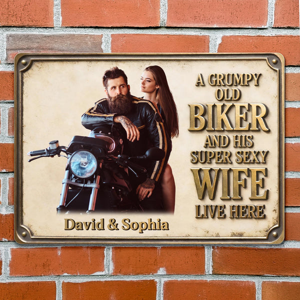 A Grumpy Old Biker And His Super Sexy Wife Live Here Motorcycle Couple