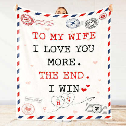 To My Wife, I Love You More. I Win