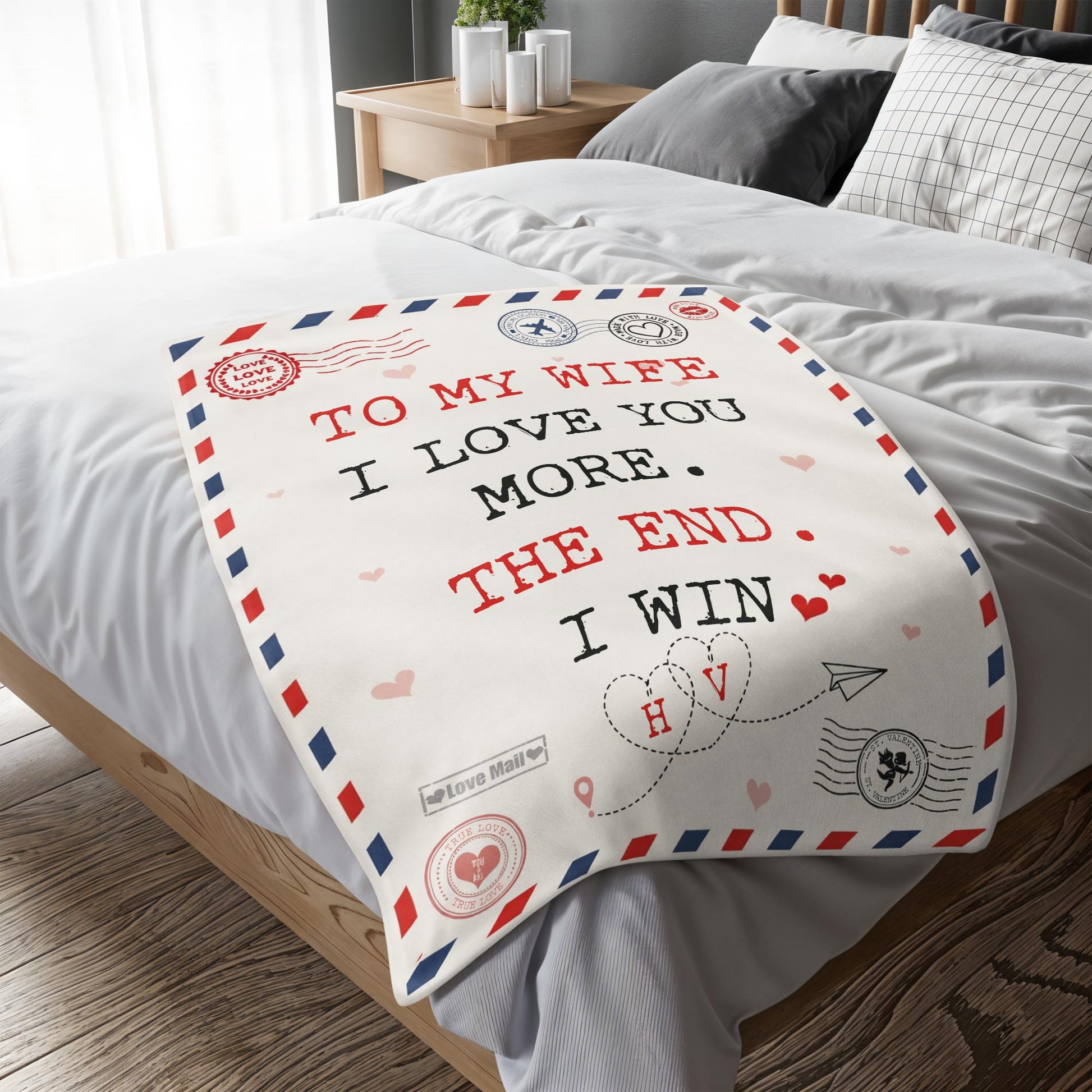 To My Wife, I Love You More. I Win