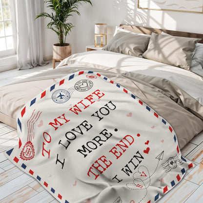 To My Wife, I Love You More. I Win