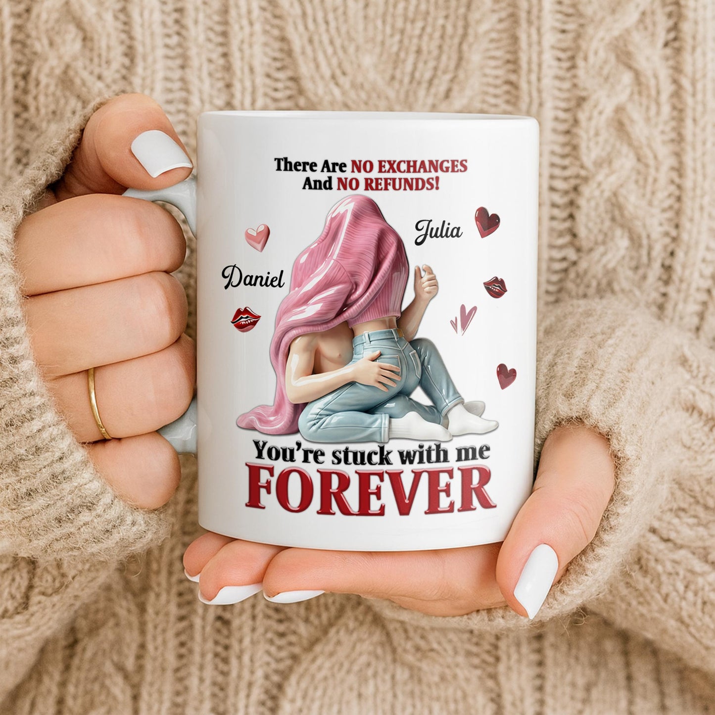 You're Stuck With Me Forever, Hearts and Lips